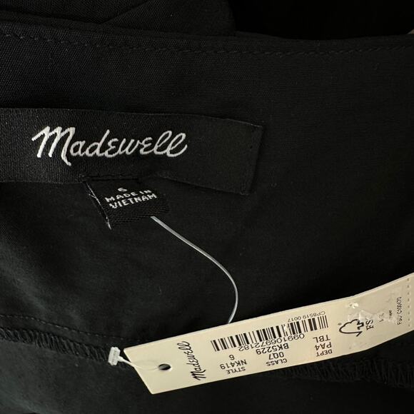 Madewell Sleek Black Midi Dress - Picture 13 of 15